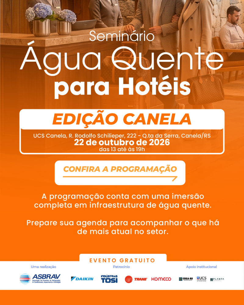 Semirário de Água Quente para Hotéis - CANELA